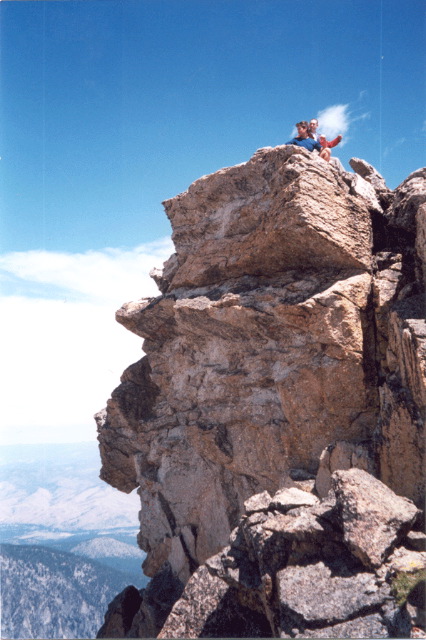 Kevin and Jeremy on Trapper Peak